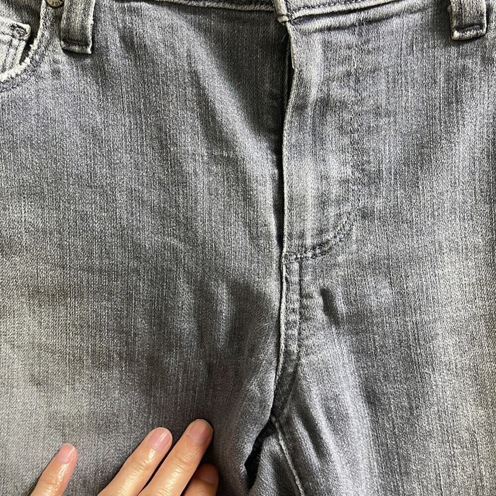 PAIGE Verdugo Ankle Side Zip Super Skinny Jeans Gray size 28 - Picture 5 of 14